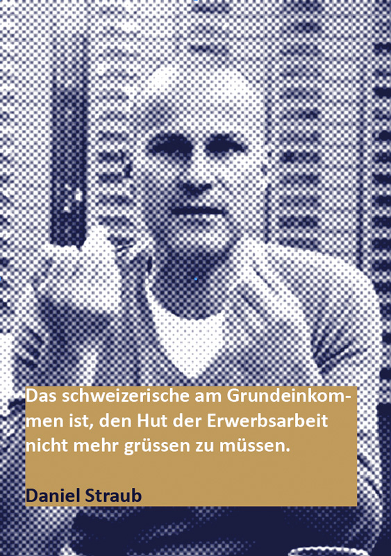 Daniel Straub, Initiant der Grundeinkommensinitiative. Bild: Grundeinkommen.ch
